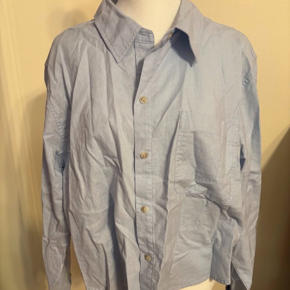 UNIVERSAL THREAD Women's Button Down Blue Color Shirt - Size XLarge